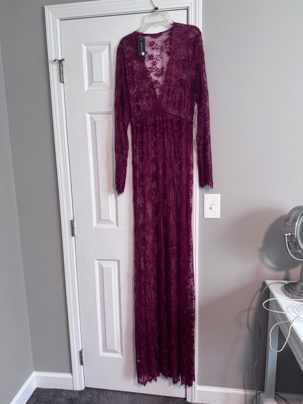 Sheer Maternity Photography Dress